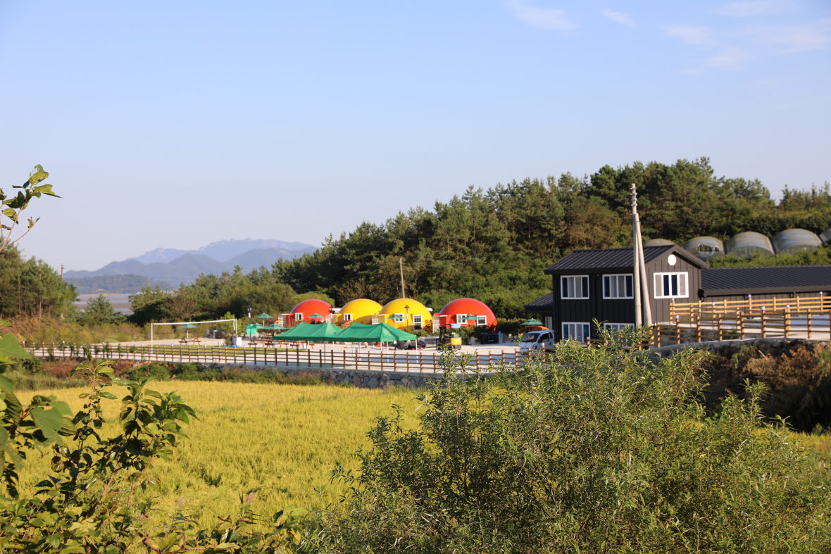 고유한관광농원 펜션전경